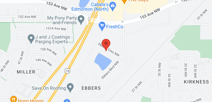 map of 934 EBBERS CR NW